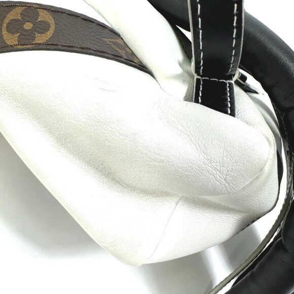 LOUIS VUITTON M55797 Monogram Palm Springs PM Backpack Leather White - Picture 10 of 14